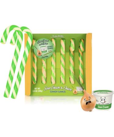 Accoutrements Sour Cream and Onion Candy Canes | 6 Piece Gift Set - Buy Online on GoSupps.com