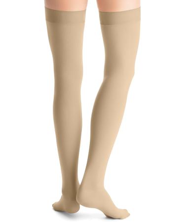 JOBST Compression Hose Thigh High 15-20 mmHg Closed Toe - Petite Small Natural | BSN Medical - Buy Online on GoSupps.com