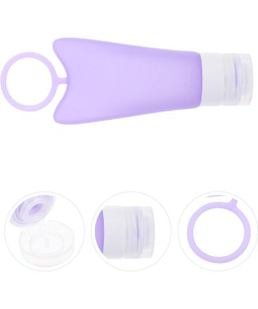 MILISTEN 1 Set 2 Silica Gel Bottle Travel Bottle Toiletry Containers for Travel Liquid Soap Travel Size Toiletries Travel Toiletries Body Wash Lotion Holders Soap Dispenser Purple Filling - Buy Online on GoSupps.com