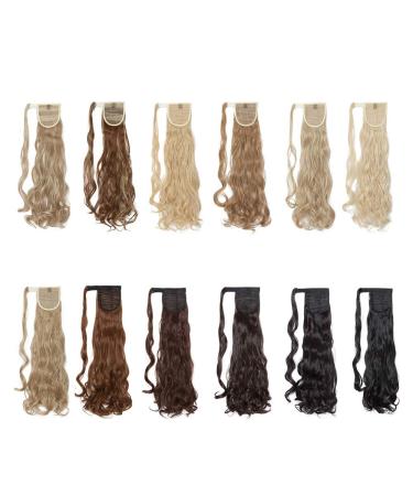 Sego Hair Part Braid Ponytail Clip-In Extension - 24 Wavy Sandy Blonde & Bleach Blonde | Real Hair Look - Buy Online on GoSupps.com