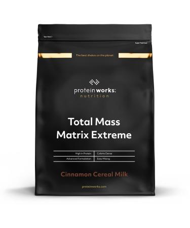 THE PROTEIN WORKS Total Mass Matrix Extreme Protein Powder Cereal Milk, Cinnamon, 1.3 kg