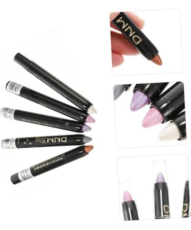 Healeved 5pcs Pearlescent Eyeshadow Pencil Waterproof Eyeshadow Pencil Glitter Eyeshadow Sticks Packing - Buy Online on GoSupps.com