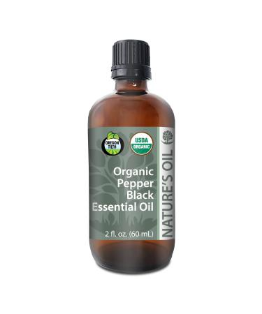 Best Pepper Black Essential Oil Pure Certified Organic Therapeutic Grade 60ml