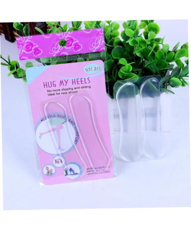 FOMIYES Heel Grips Cushion - Clear Silicone Heel Protector Pads for Ultimate Foot Care & Comfort | Absorption Insoles for Loose Shoes - Buy Online on GoSupps.com