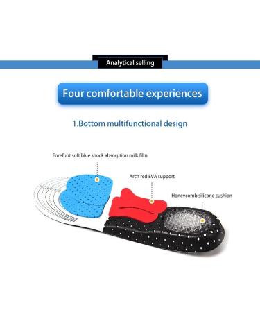 Bad Pole & Jedi Type Ultra-Comfortable Arched Insoles for Foot Pain Relief | Orthopedic Plantar Fasciitis Insoles - Men's US 7.5-12 - Buy Online on GoSupps.com