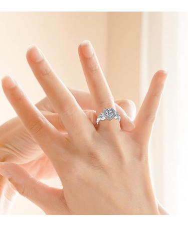Stunning Open Heart Mouth-Ring Design | Multicolor Flashing Day Ring for Women - Perfect for Mother s Day & Carnival - One Size Fits All - Buy Online on GoSupps.com