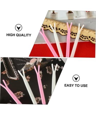 NOLITOY 100pcs Double Eyelid Y-shaped Fork Stickers Tropical Headdress Ktape Makeup Fork Make up - Buy Online on GoSupps.com