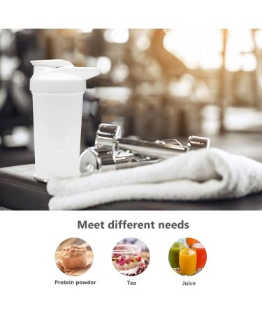 YayoNung 300ml Protein Shaker Bottle - Leak-Proof BPA-Free | Fitness Mixer for Creamy Whey Protein Shakes (Gray & White) | 2PCs - Buy Online on GoSupps.com