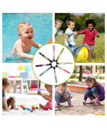 Emergency Bracelets for Children - 8PC Safety & ID Bracelet Set for Toddlers & Young Girls | SOS Name Bracelets - Buy Online on GoSupps.com