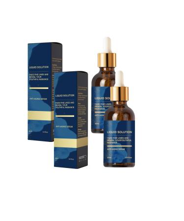 Olavita Botox Face Serum Botox in A Bottle with Vitamin C & E Botox Serum Botox Stock Solution Facial Serum Anti Aging Face Tightening Boost Skin Collagen Reduce Wrinkles & Plump Skin(2 bottles)