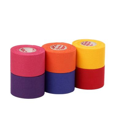 Mueller Athletic Tape Sports Tape  Bright Mix 6 Rolls