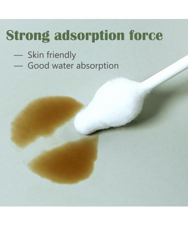 Safety Cotton Swabs with Large Tip - 216PCS Baby Cotton Buds with Natural Paper Stick for Newborns & Kids - Gentle & Safe Ear Cleaners - Buy Online on GoSupps.com