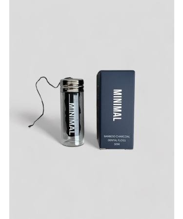 Minimal Charcoal Dental Floss - Eco-Friendly Whitening & Strengthening | Shop Internationally - Buy Online on GoSupps.com