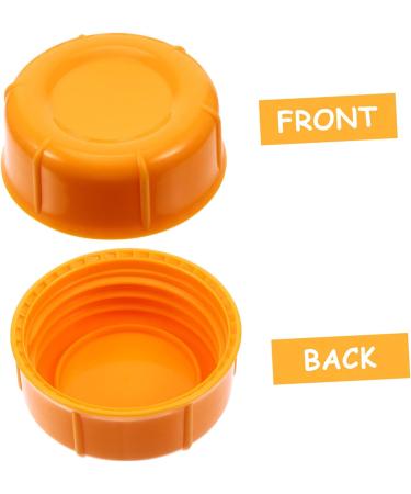 Abaodam 30 Pcs Bottle Seal Cap Milk Flow Plastic Bottle Tops Anti Narrow Neck Bottle Cap Supply Bottle Replacement Cap Travel Food Grade Pp Cover Bottles Orangex3pcs 4.3x4.3x1.5cmx3pcs - Buy Online on GoSupps.com