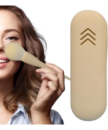 Makeup Brushes For Eyeshadow Face Makeup Brush Set Portable Face Blush Lip Eyeshadow Cosmetic Brushes Kit for Women Girls Adults apricot - Buy Online on GoSupps.com