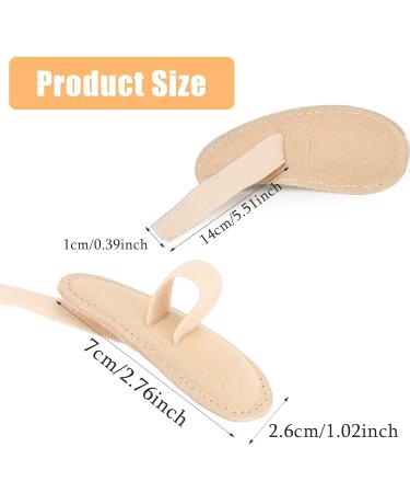 CZEUTB 2Pcs Hammer Toe Straightener Set for Toe Separation and Correcting Toe Alignment - Toe Splint Corrector with Elastic Bands for Improved Foot Health - Buy Online on GoSupps.com
