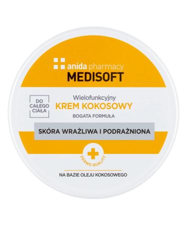 Anida - Multifunctional Coconut Cream - With Almond Oil Argan Oil Shea Butter Urea Allantoin Provitamin B & Vitamin E - Hydrating Care - 125ml