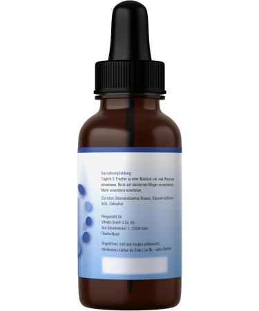Vihado Zinc Drops - High-Dose Immune Support 420-Day Supply 100 ml | Faster Absorption Than Zinc Tablets - Buy Online on GoSupps.com