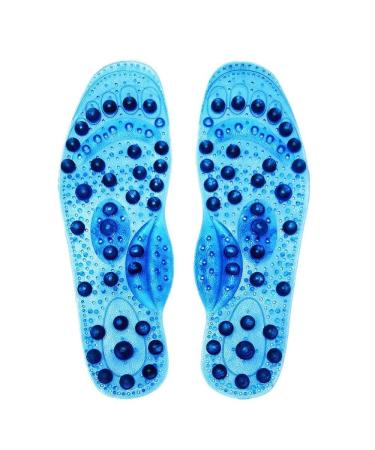Andy's Orchids 68 Magnetic Massage Insoles Acupressure Shoe Pads Pads Therapy Blood Circulation Physiotherapy Foot Massage Relaxation Shoe-Pad (Male)