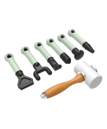 Orthopedic hammer hammer therapy tool spinal hammer-shock-shock massage stroke equipment for healthcare osteopathic spine correction (7 pieces) 7PCs