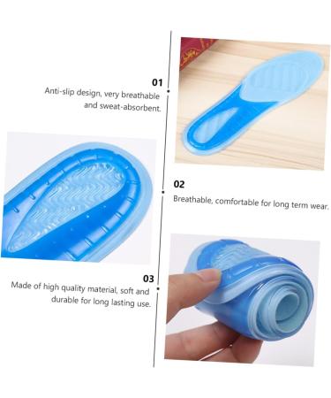 Buy NOLITOY 2 Pairs Breathable Walking Shoe Insoles | Comfortable Cushion Inserts for Men & Women - Ideal for Running & Exercise - Buy Online on GoSupps.com