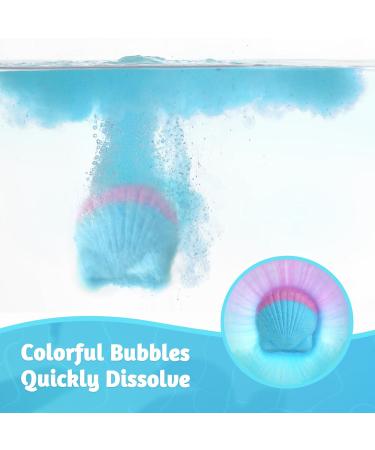 Bath Bombs for Kids with Surprise Inside 6 PCS Natural Organic Bath Bombs for Girls & Toddlers Aged 3-12 Bath Fizzers Gift Set with Mermaid Bracelets Hair Clip Jewelry Bag for Birthday Christmas - Buy Online on GoSupps.com