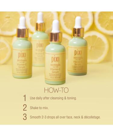 Pixi Vitamin-C Serum - Brightening Daily Serum for Radiant Skin | 1.01 Fl Oz | Maintain Youthful Complexion | International Shipping Available - Buy Online on GoSupps.com
