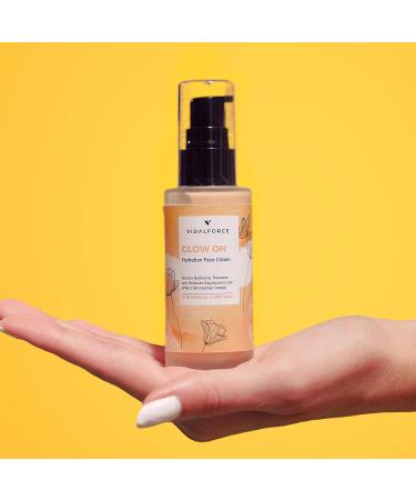 GLOW ON. Super Hydrating Face Cream for Women. With Retinol Bakuchiol Astaxanthin Pure Vitamin C or Plant Hyaluronic Acid and 32 Natural Benefits - Face Moisturizer - Buy Online on GoSupps.com