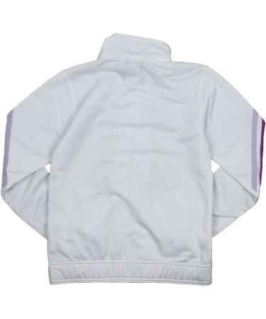 adidas Girls Youth 7-16 Pursuit Full Zip Striped Track Jacket Size 14 - White - Buy Online on GoSupps.com
