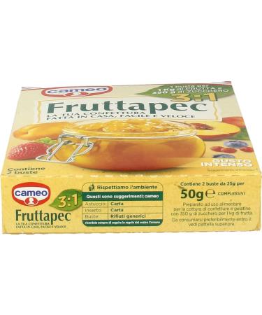 Cameo Fruttapec Gusto Intenso Prepared for Homemade Jam 50 g (Contains 2 x 25 g Sachets) - Buy Online on GoSupps.com