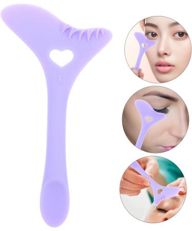 minkissy Eyeliner Stamp Silica Gel Eyelashes Protection Purple 12.00X6.00X0.50CM Purple - Buy Online on GoSupps.com