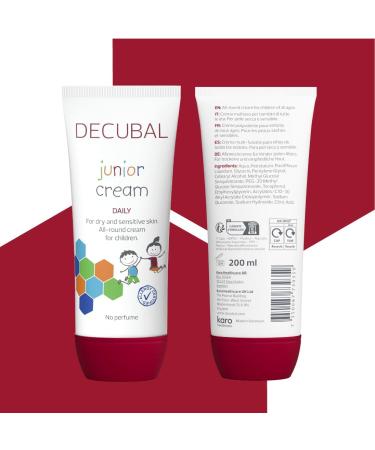 Decubal Junior Cream | Daily Moisturizing Cream for Children with Dry and Sensitive Skin | With Vitamin E | 200ml - Buy Online on GoSupps.com