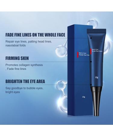OPENEYES Peptide Eye Gel & Depuffing Cream for Men - Dark Circles & Puffiness (30g) - Buy Online on GoSupps.com