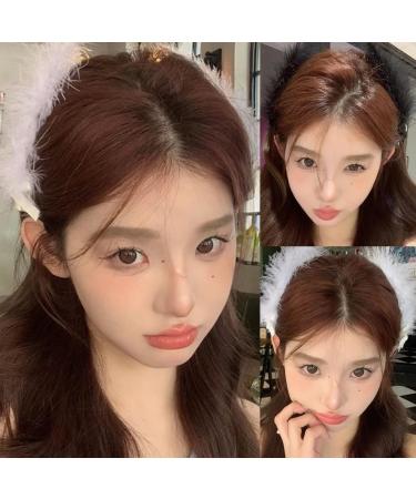 AJTUTUS Bowknot Feather Hair Clip for Girl 1920s Women FlapperCostume Hair Clip Side Hairclip Furry Hair Barrettes Accessories - Buy Online on GoSupps.com