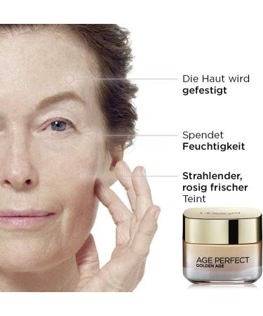 L'Or al Paris Tagespflege Age Perfect Golden Age Anti-Aging Gesichtspflege Festigung und Glanz F r reife und fahle Haut LSF 20 Mit Pfingstrosen-Extrakt 50 ml - Buy Online on GoSupps.com