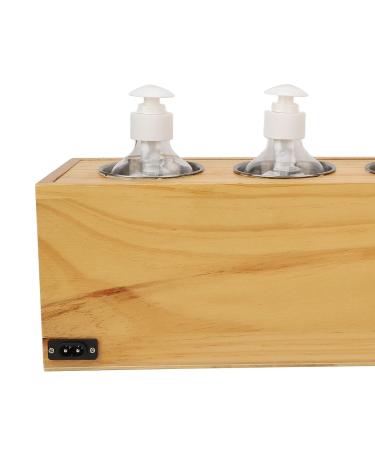 Buy 4 Bottles Massage Oil Heater | Electric Heat Therapy Massager - Constant Temperature for Therapists & Spa (EU Connector) - Buy Online on GoSupps.com