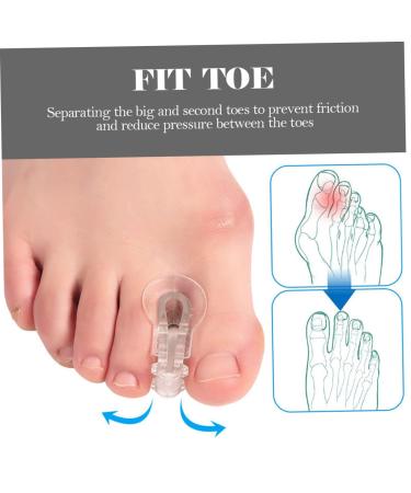 Silicone Toe Separator Clips Bundle for Hammer Toe & Valgus Correction - 4 Pairs - Buy Online on GoSupps.com