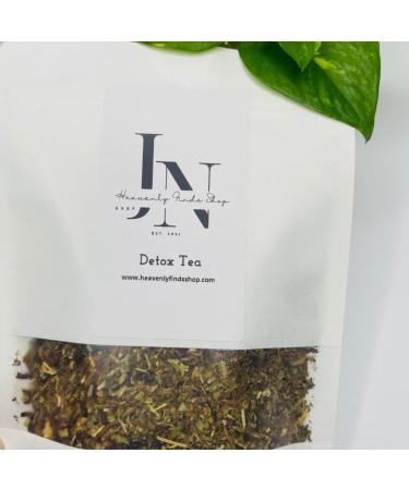 Daily Detox Cleanser - Peppermint Dandelion Root Ginger Tulsi Rooibos Licorice Hibiscus Echinacea Mullein - 100% Organic Herbs - No Additive