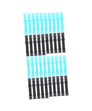 Mobestech 40 STK mask to fall down earrings hook collar litical lane for masked the ear extends for ear belt sports stress reduction.