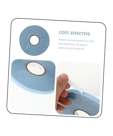 MAGICLULU 1roll Seamless Hair Extension Wig Stickers Fake Braid Headband Rat Mask Hair Extension Adhesive Strips Hair Cutting Guide Tool Tape Sticker for Wig Double Sided Fiber Accessories 8X8X1CM Blue - Buy Online on GoSupps.com