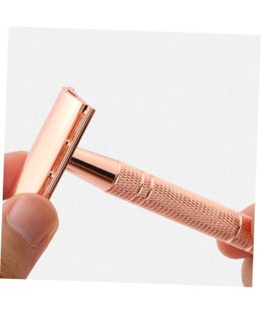 Angoily Metal Razor for Women & Men | Double Edge Beard & Facial Shaver Manual Aluminum Design - Buy Online on GoSupps.com