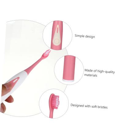 Partykindom Electric Toothbrush Set - Comfortable Travel Toothbrush & Oral Care Detergent - Pink 1 Pack - Buy Online on GoSupps.com