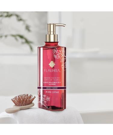 Bee & Flower Amino Acid Shampoo 500ml - Nourishing Smooth & Glossy Shampoo for Men & Women | Cherry Strawberry & Cedarwood Scents - Buy Online on GoSupps.com