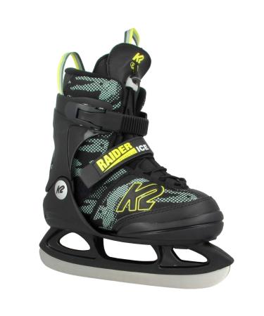 K2 Boys Raider Ice Skates Green Yellow 29 EU Single