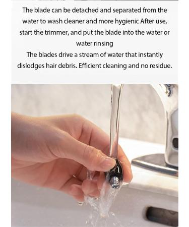 Men's Ear and Nose Hair Trimmer | Powerful Dual-Blade Motor for Smooth Wet/Dry Trimming - International Shipping Available - Buy Online on GoSupps.com