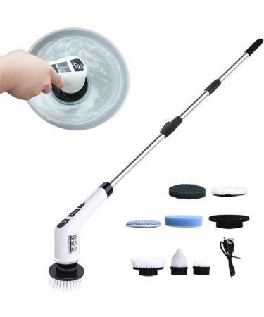 Electric Shower Scrubber Brush - Electric Rotating Scrubber for Bathroom Cleaning | Electric Shower Brush Home Cleaning Tool for Bathroom Bathtub - Buy Online on GoSupps.com