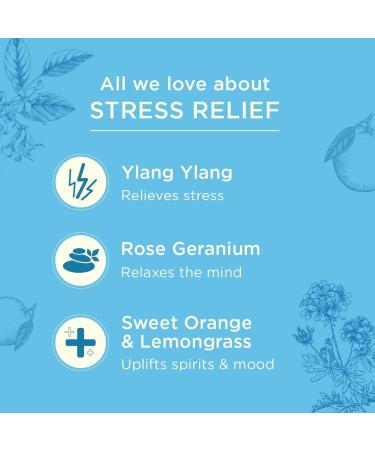 Gya Labs Stress Relief Essential Oil Roll-On 10ml - Calming & Soothing Formula - Pack of 1 - Buy Online on GoSupps.com