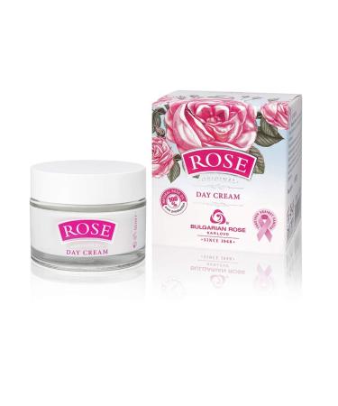 Bulgarian Rose Day Face Cream with Natural Rose Oil for moisturizing and rejuvenating the skin