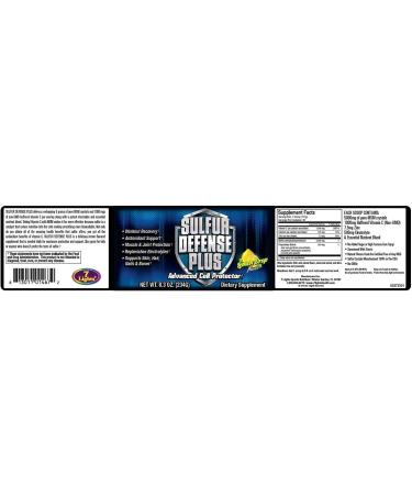 Sulfur Defense Plus Opti-MSM & Vitamin C Powder | 99.9% Pure MSM & Organic Sulfur | USA Made | Vegan & Non-GMO | Gluten-Free | 90 Servings, 24.9 Oz (3-pack) - Buy Online on GoSupps.com