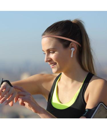 URAQT Sports Headband 5Pcs - Non-Slip Elastic Thin Hairbands for Women/Girls - Perfect for Yoga, Fitness, Running - Multiple Colors - Sweat Absorbing Athletic Headbands - Buy Online on GoSupps.com